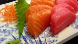 Recepta de cuina de Sashimi de salmó i tonyina semi cru